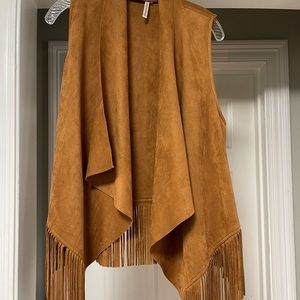Suede vest